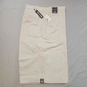 Roundtree & Yorke Size 44 Classic Fit Shorts Stone 11" inseam NWT L893
